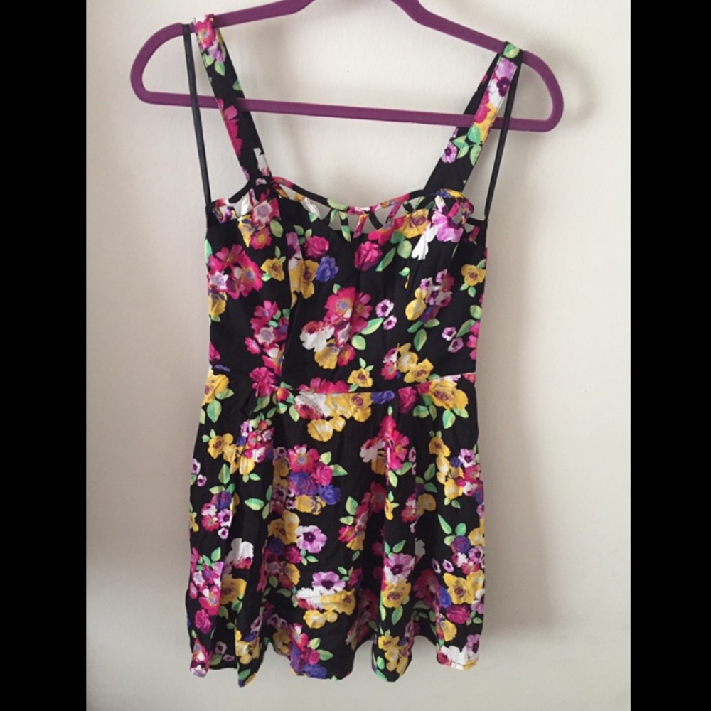 Material Girl Floral Dress